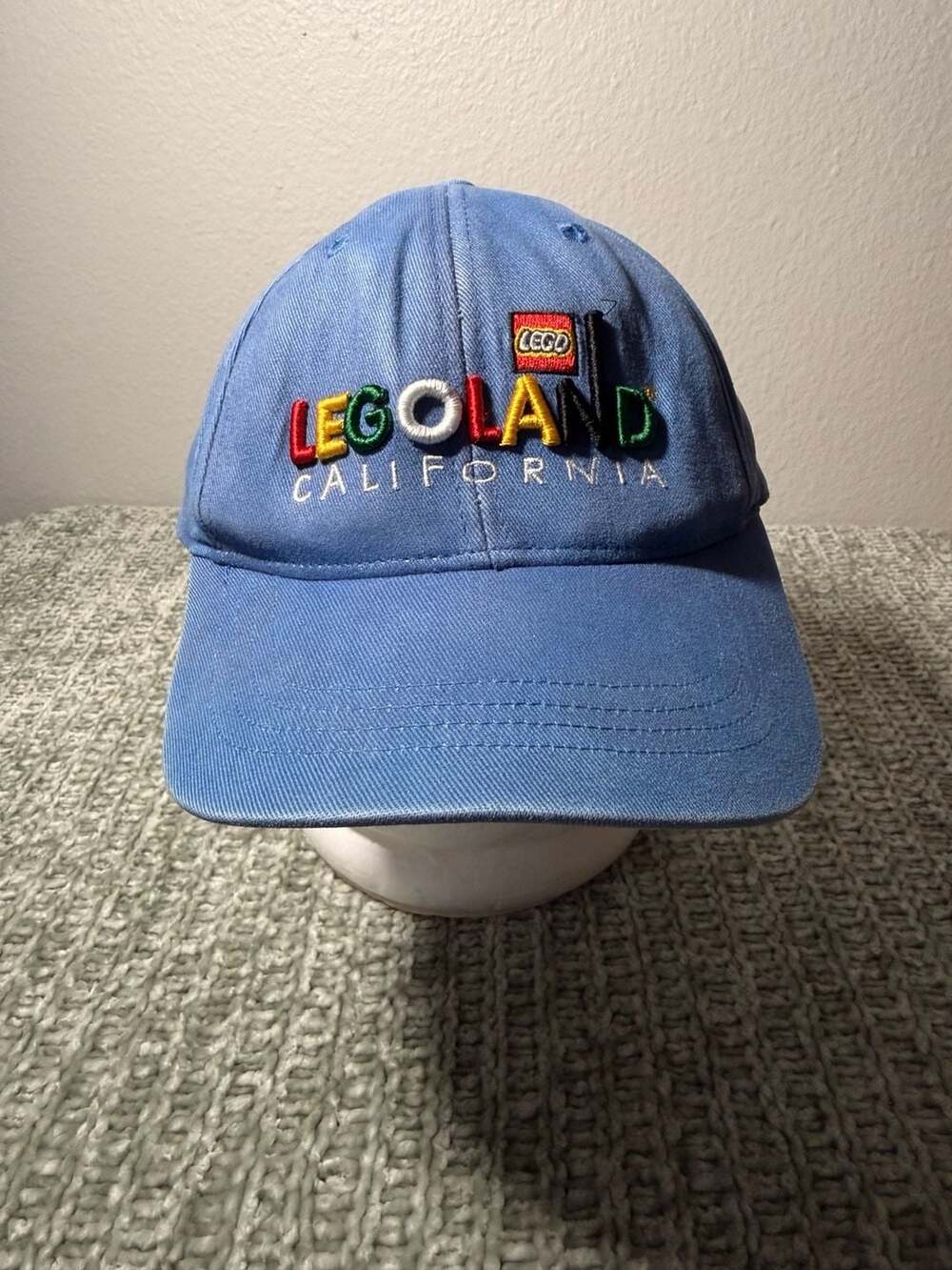 Legoland California Youth Baseball Cap Hat Blue Embroidered Logo
